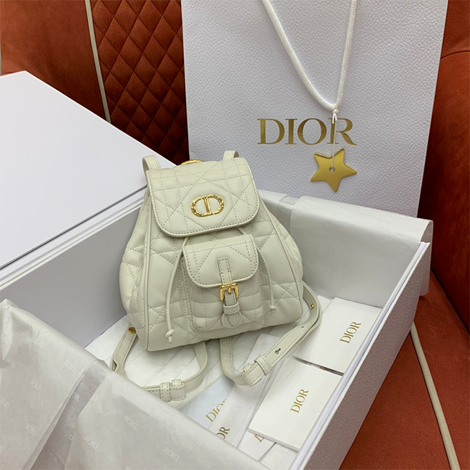 9a+ quality dior caro small quilted backpack